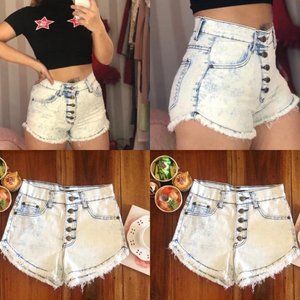 high waist shorts